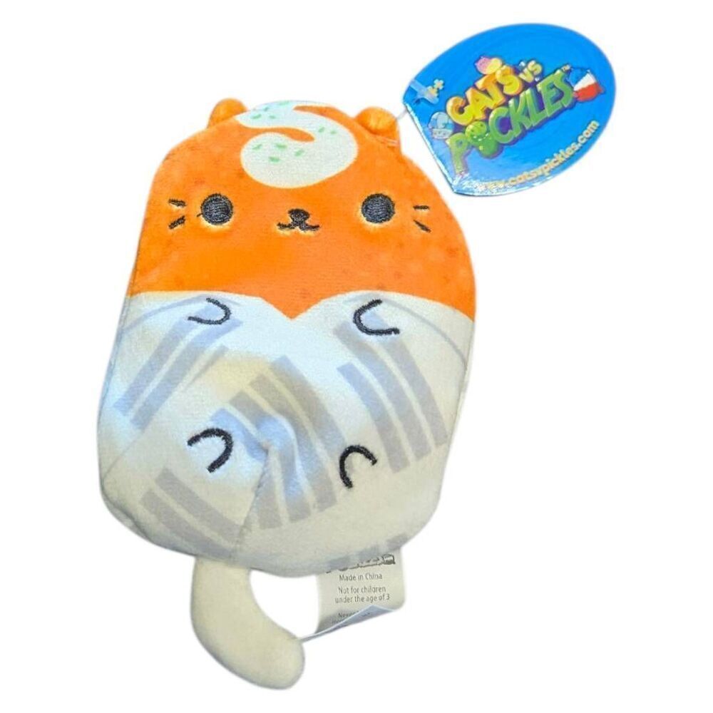 Cats VS Pickles Fish N Chips #339 Bean Bag NWT